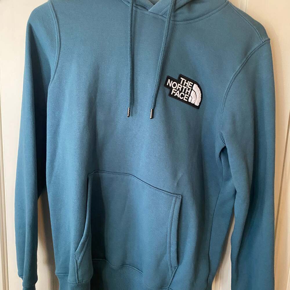 The North Face Women's Patch Logo Pullover Hoodie - Mallard Blue